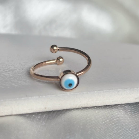 Simple Evil Eye Ring