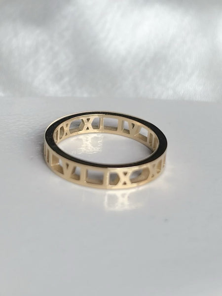 Roman Gold Filigree Ring