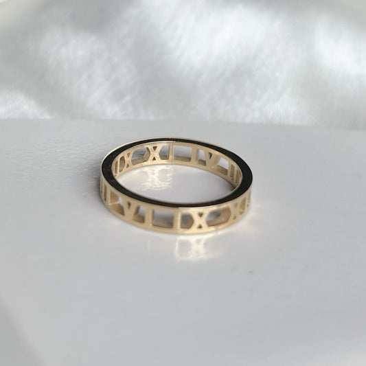 Roman Gold Filigree Ring