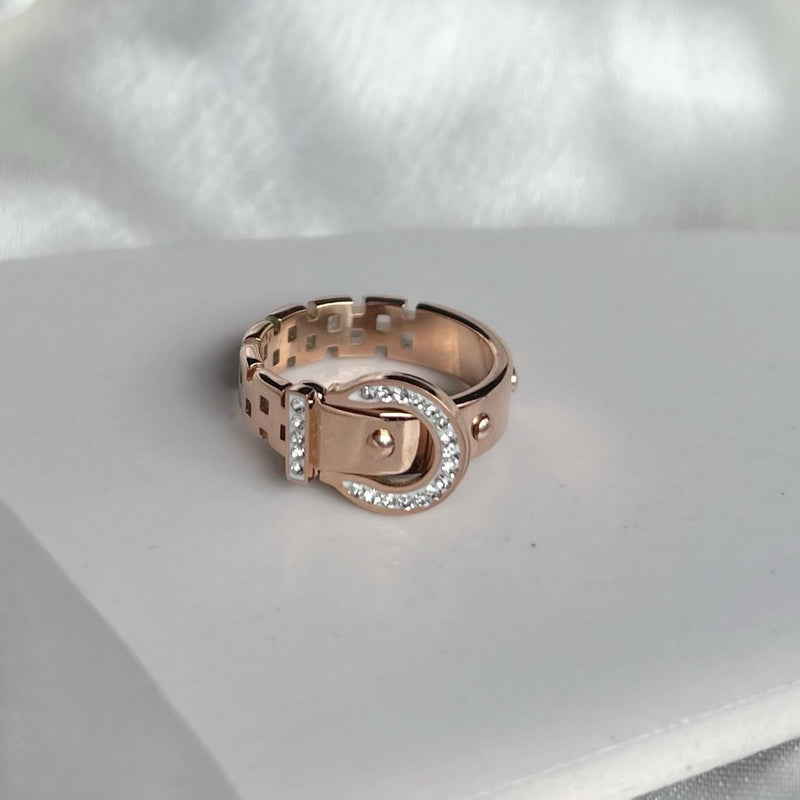 Rose Belt Ring