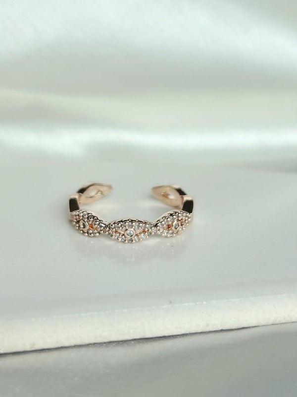 Minimal Evil Eye Ring