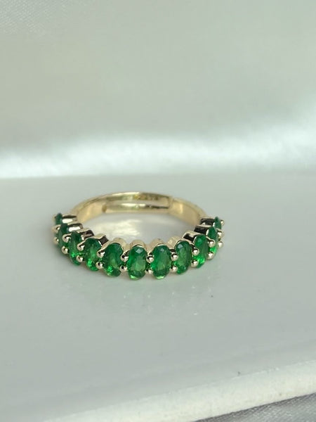 Emerald Oval Ring
