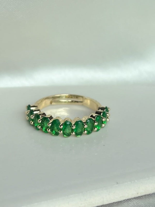 Emerald Oval Ring