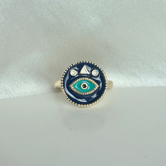 Blue Eye Ring