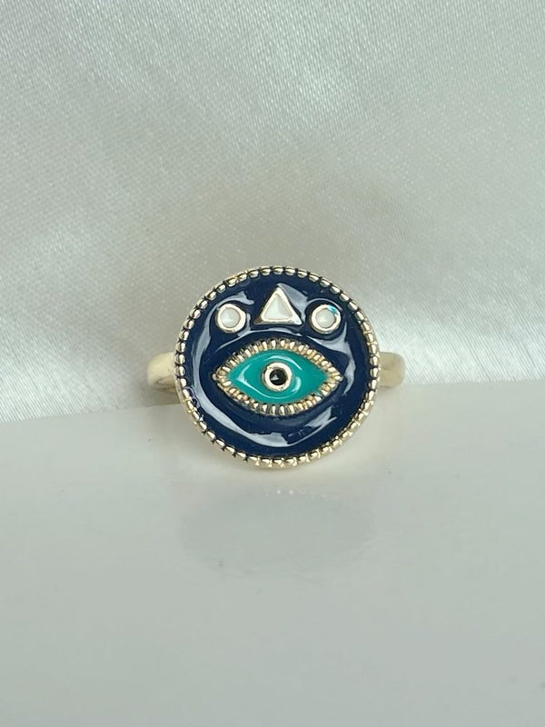 Blue Eye Ring