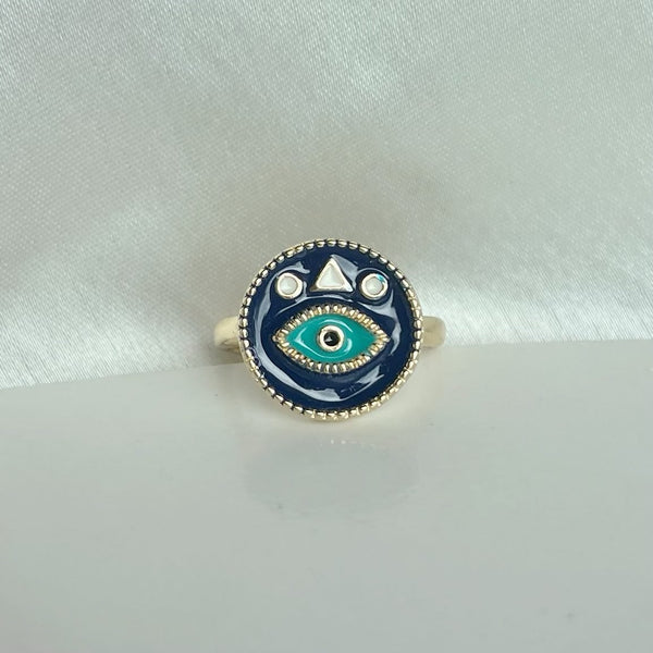 Blue Eye Ring