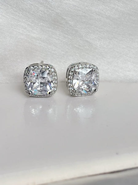 Square Diamanté Luxe Studs