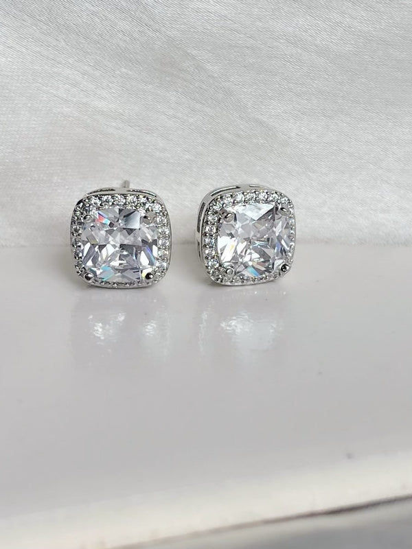 Square Diamanté Luxe Studs