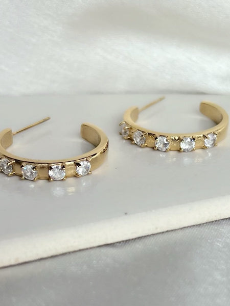 Enaya Gold Hoops
