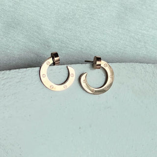 Screw Rose Studs