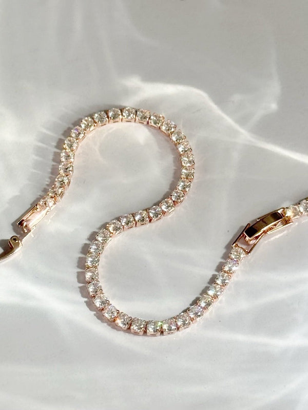 Rose Tennis Bracelet