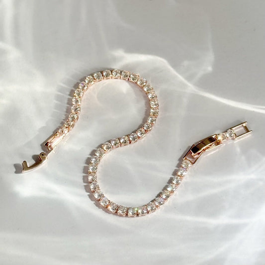 Rose Tennis Bracelet