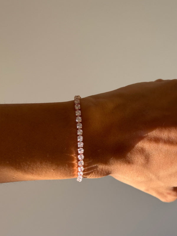 Rose Tennis Bracelet