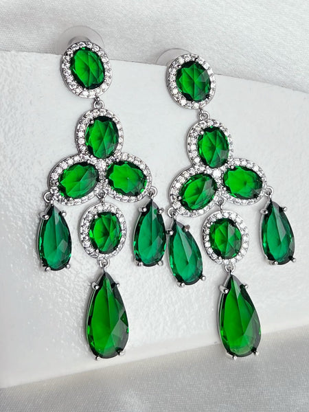 Anya Green Luxe Earrings