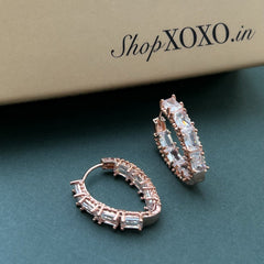 Luxe Rose Droplet Earrings