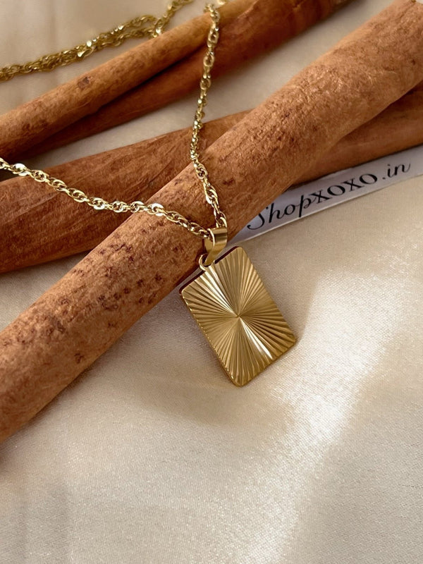 Gold Sunbeam Necklace