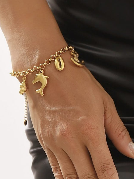 Beach Please Charm Bracelet