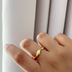Fluid Gold Ring