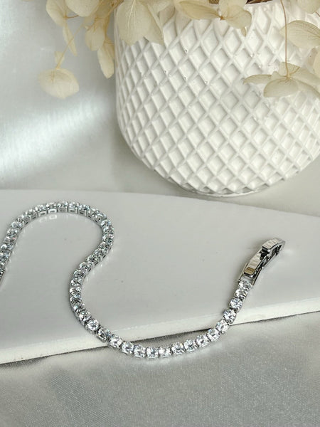 Silver Tennis Bracelet