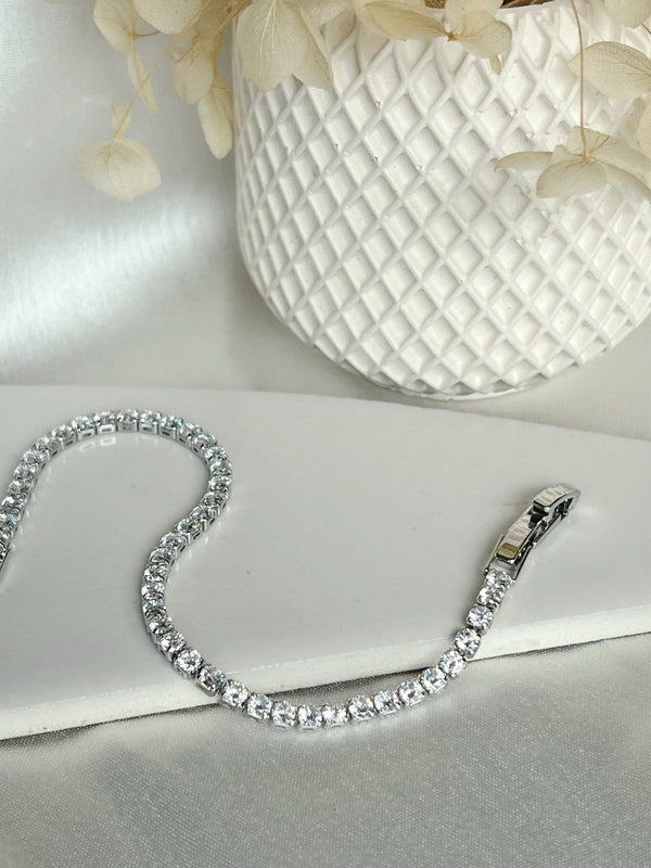 Silver Tennis Bracelet