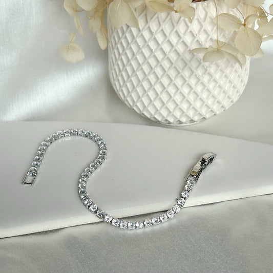 Silver Tennis Bracelet