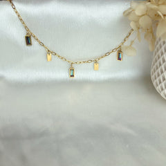 Iridescent Charm Bracelet