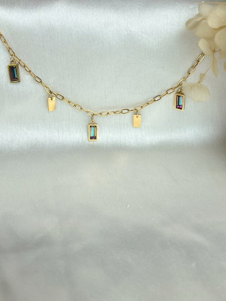 Iridescent Charm Bracelet