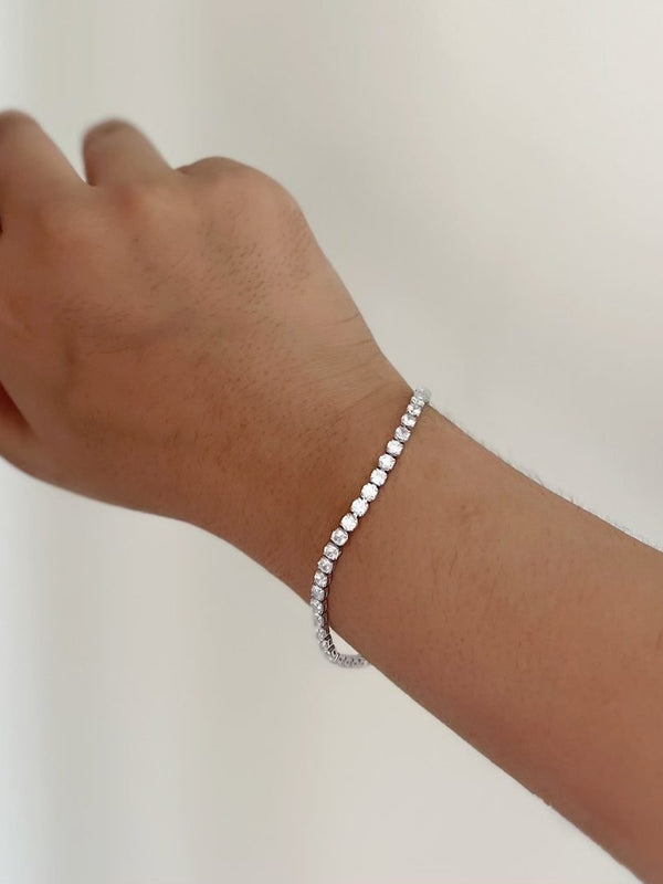 Silver Tennis Bracelet