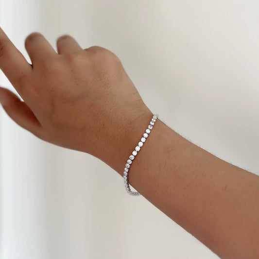 Silver Tennis Bracelet