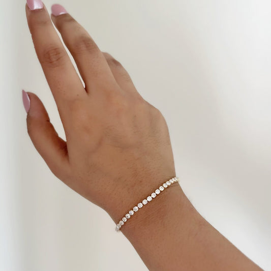 Gold Tennis Bracelet