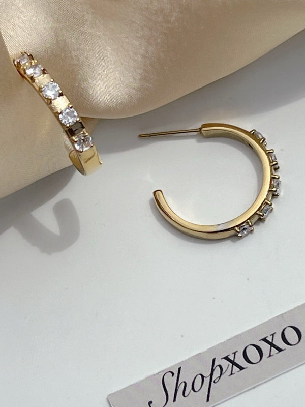 Enaya Gold Hoops