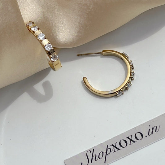 Enaya Gold Hoops