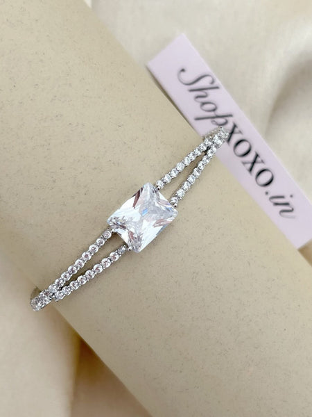 Camilla White Drawstring Bracelet