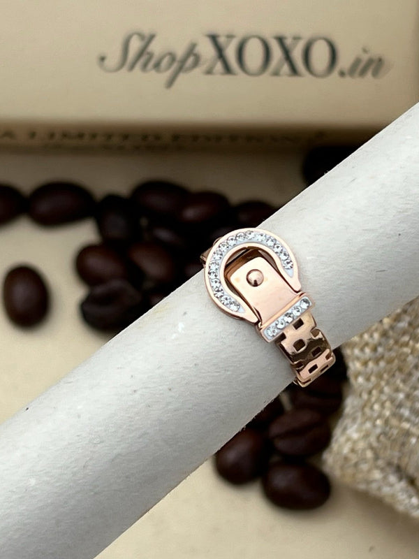 Rose Belt Ring