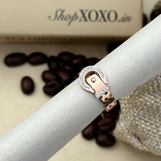 Rose Belt Ring