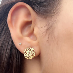 Azura Gold Studs