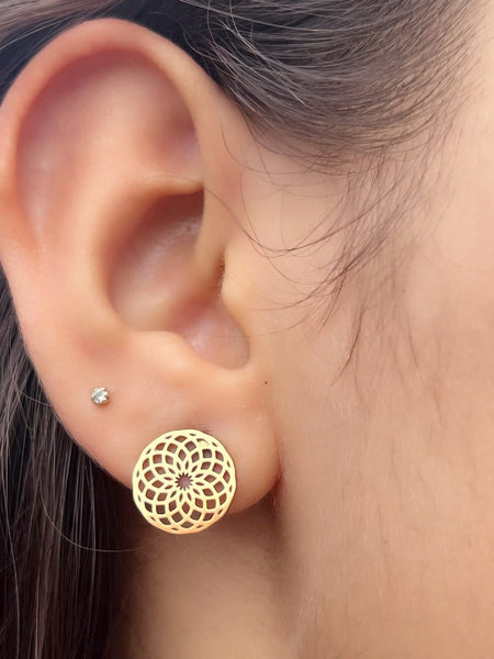 Azura Gold Studs
