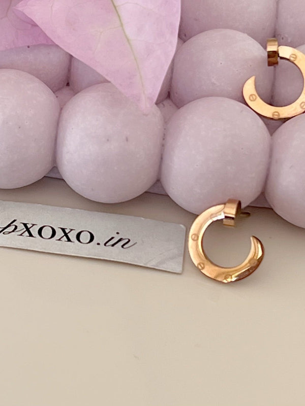 Screw Rose Studs