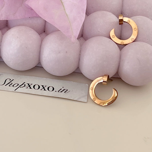 Screw Rose Studs