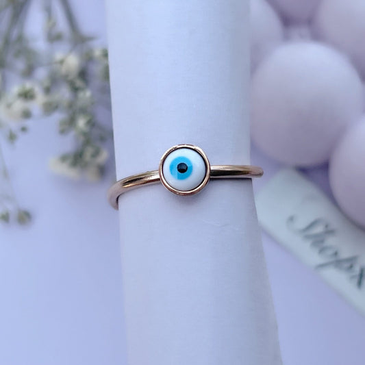 Simple Evil Eye Ring