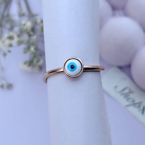 Simple Evil Eye Ring