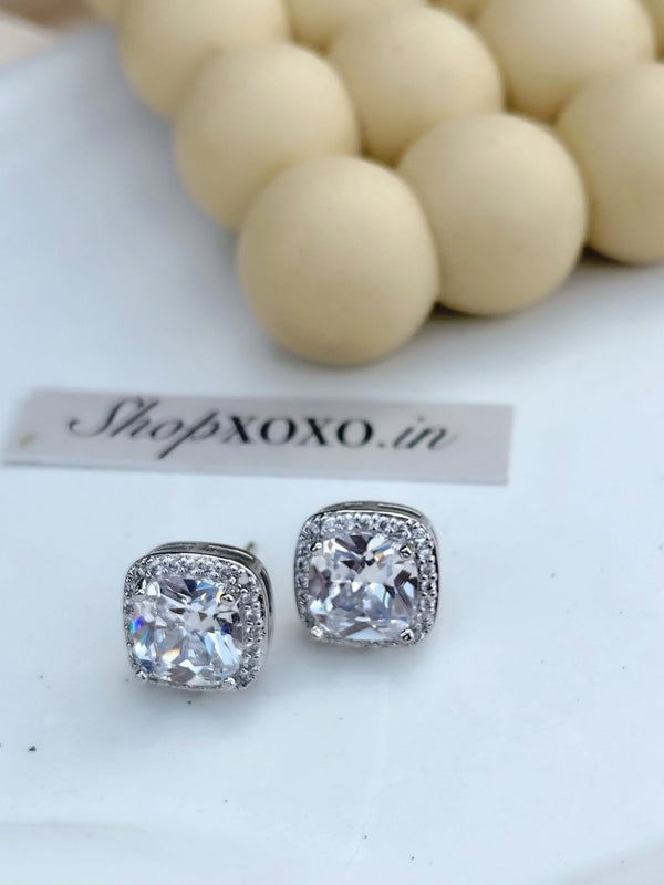 Square Diamanté Luxe Studs