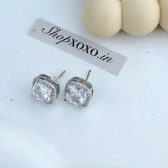 Square Diamanté Luxe Studs