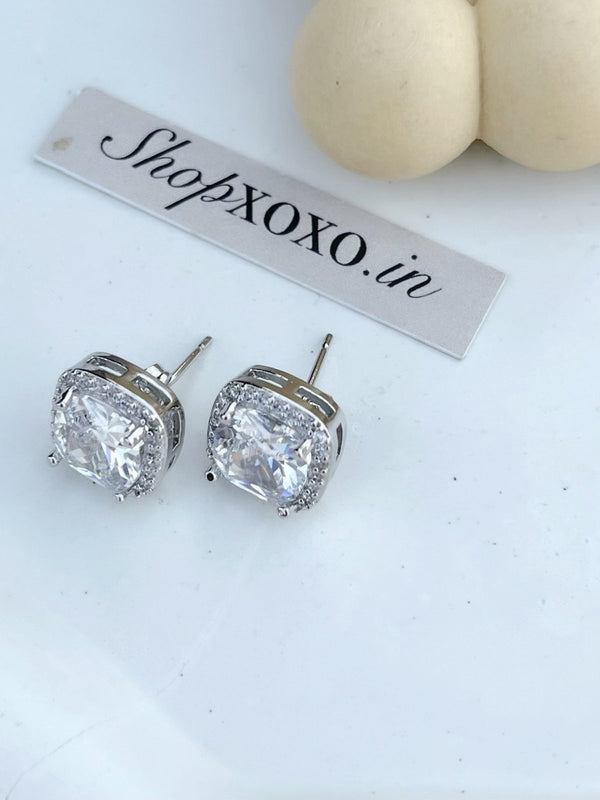 Square Diamanté Luxe Studs