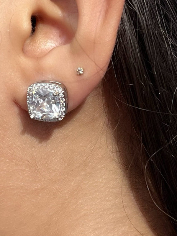 Square Diamanté Luxe Studs