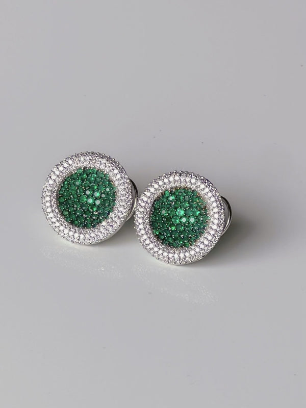 Green Luxe Cocktail Earrings