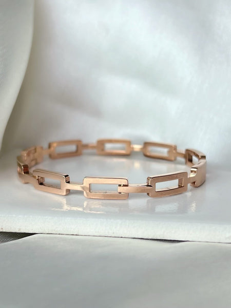 Classic Rose Link Stack Band