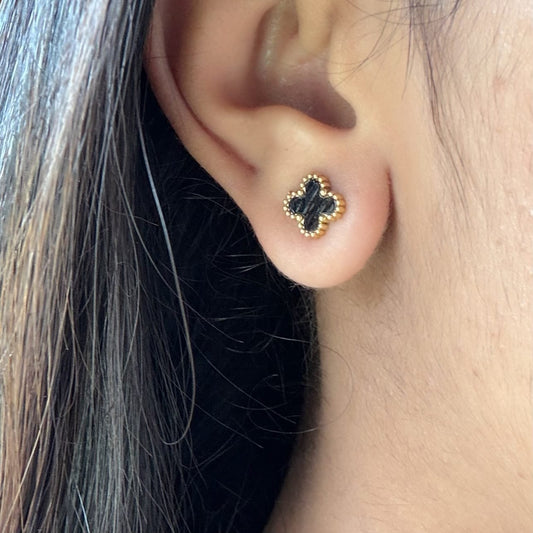 Eliza Black Studs