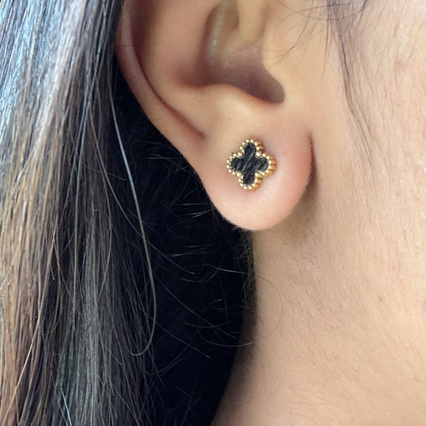 Eliza Black Studs