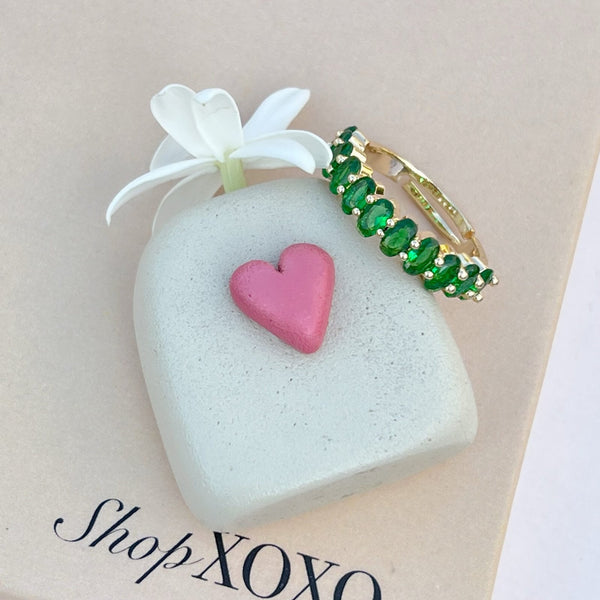 Emerald Oval Ring